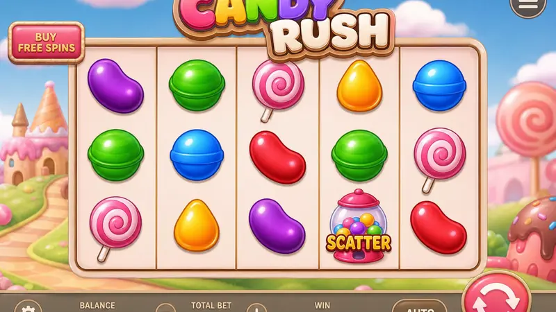 Mengungkap Pesona Candy Rush Slot dari Pragmatic Play