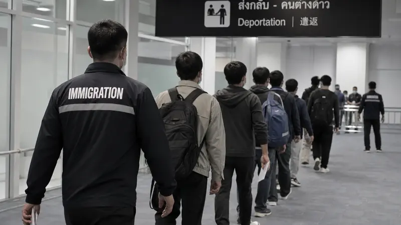 Laos Pulangkan 41 Warga Thailand Terkait Penggerebekan Judi Ilegal
